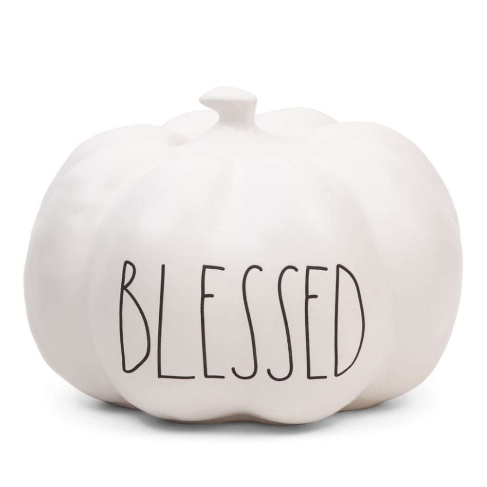 Rae Dunn- small "blessed" pumpkin- nwt